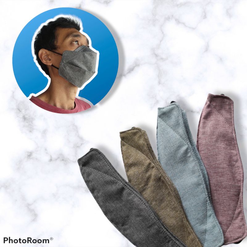 Masker Kain 4D 3 lapis