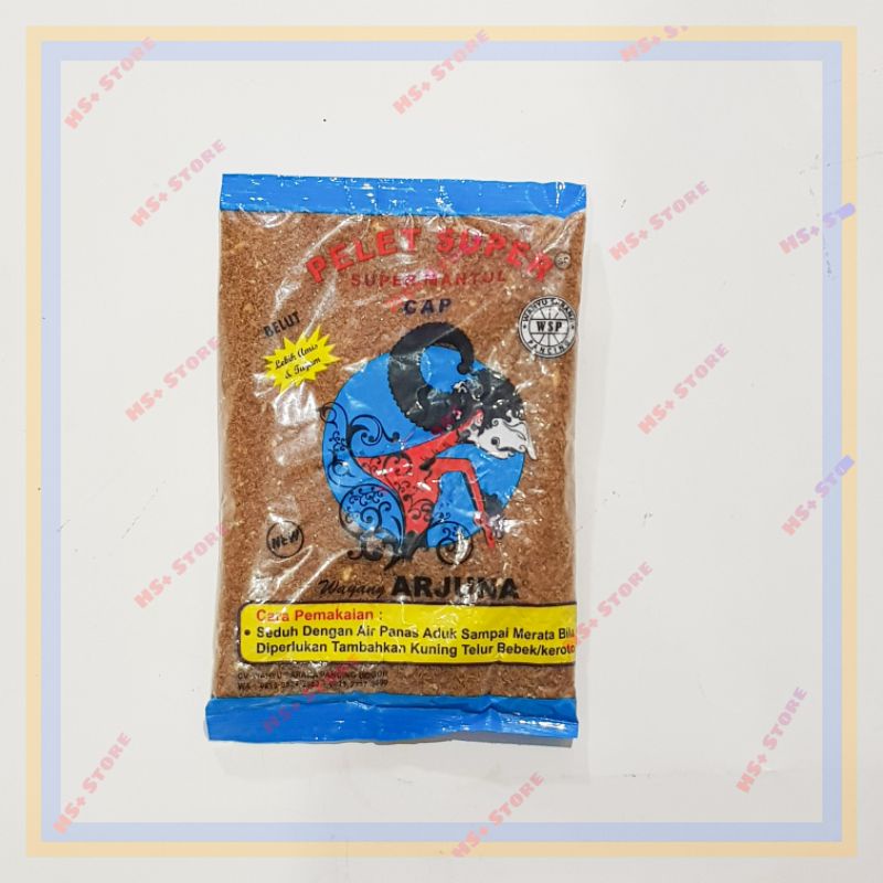 Umpan Pancing Pelet Super Wayang Arjuna Belut Coklat ikan air tawar