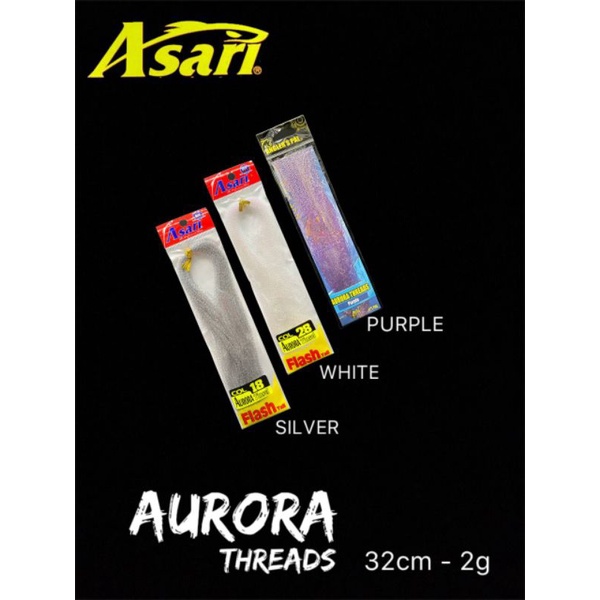 BULU MUTIARA BENANG KILAT ASARI AURORA TINSEL HIGH QUALITY PRODUK