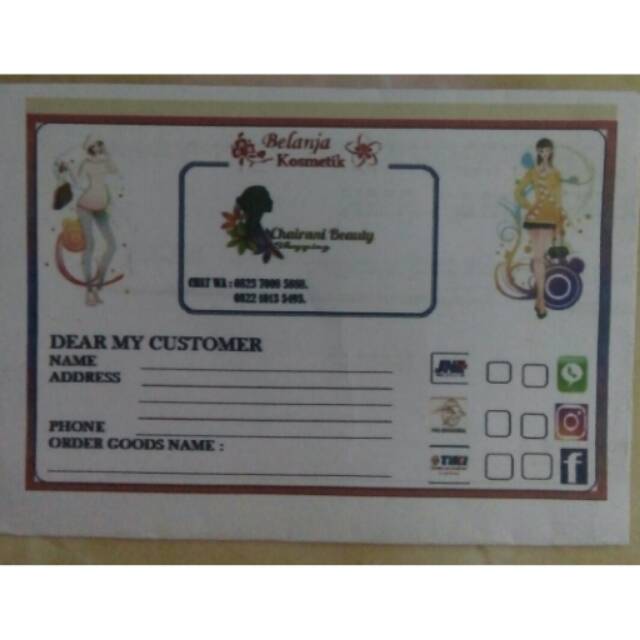 

Cetak Stiker Lebel Pengiriman.Rp, 700,-/ lembar