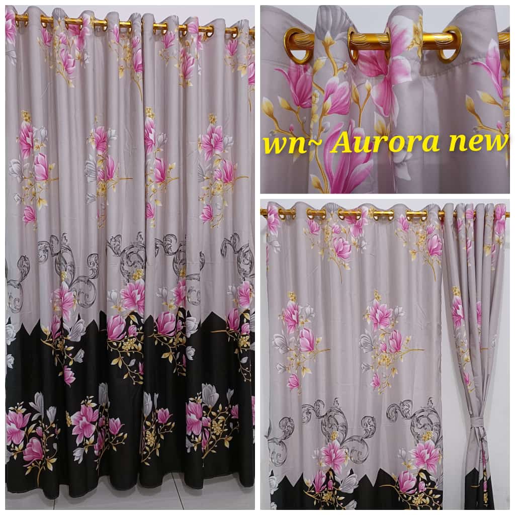 READY LAGI!!!! Gorden Smokering Besar Ring 12 Murah Tirai Pintu Gorden Murah Terbaru uk 135x220