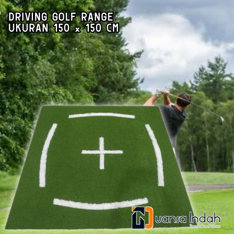 matras driving golf range ukuran 150 x 150 cm