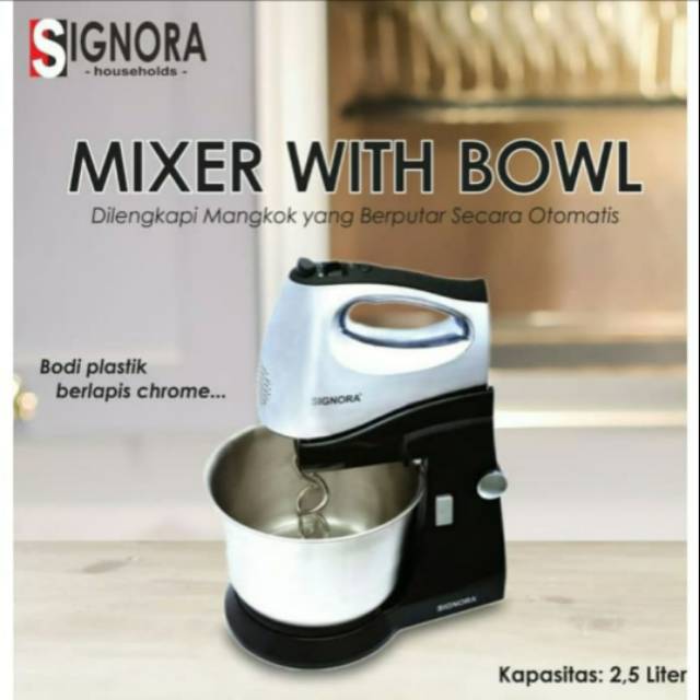 Mixer with bowl signora