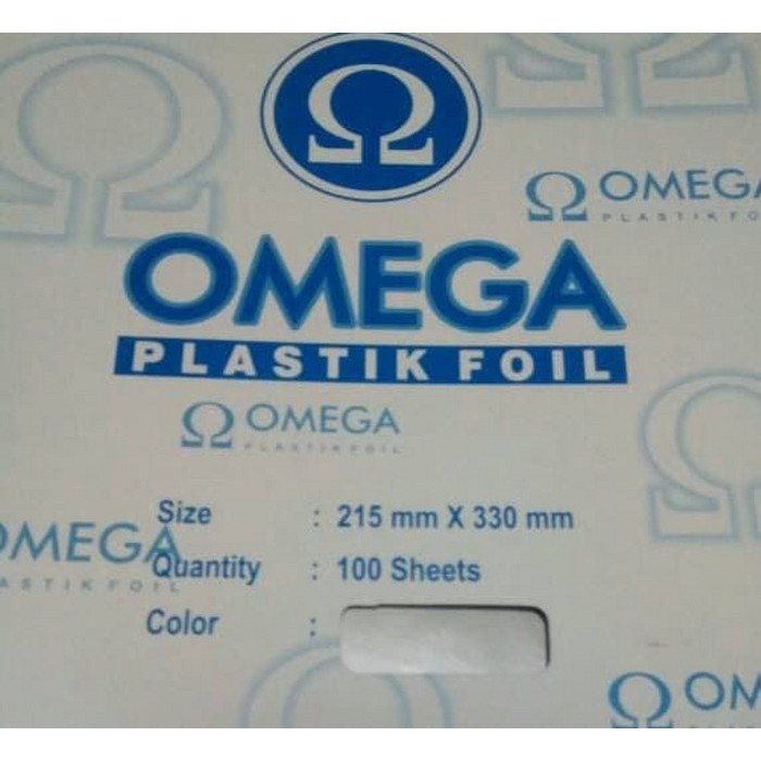 Plastik foil omega / plastic foil omega / kertas foil omega / foil emas / foil emas omega / plastik