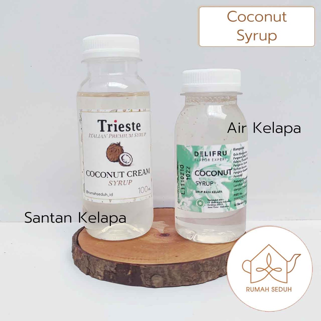 

100 mL Trieste Coconut Cream Syrup 100 mL - Sirop Santan Kelapa Delifru Air Kelapa