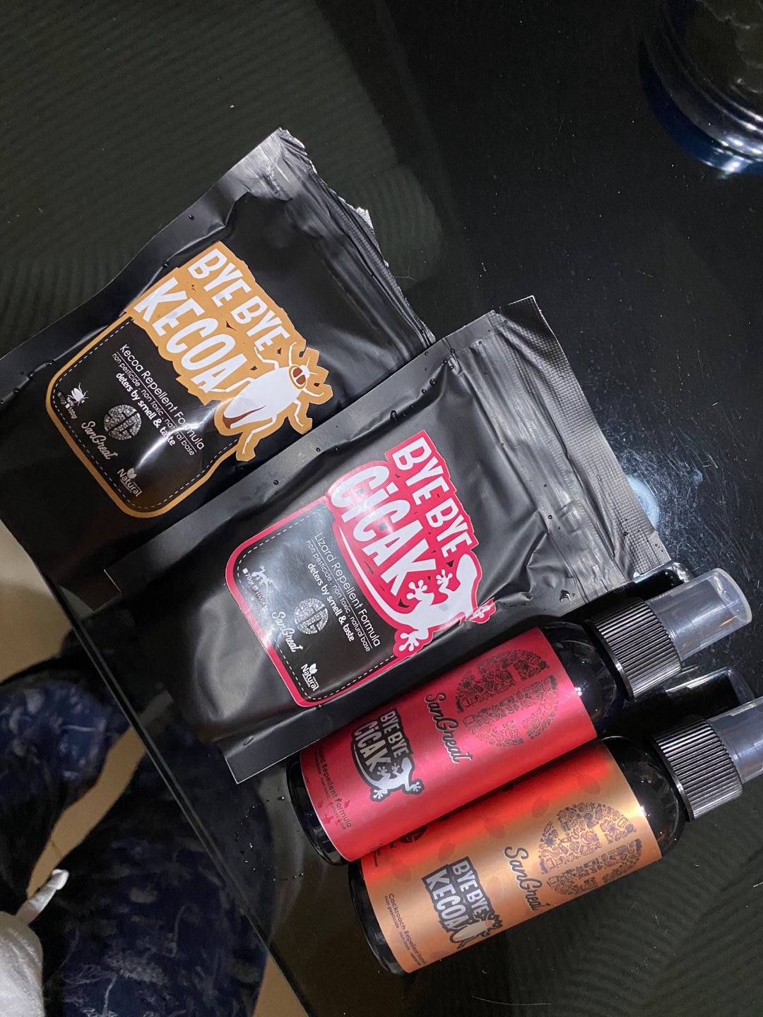 Paket Pengusir Cicak Gel Dan Spray, Bye Bye Cicak Gel 70 Gr Dan Spray 100 Ml Natural Non Pestisida