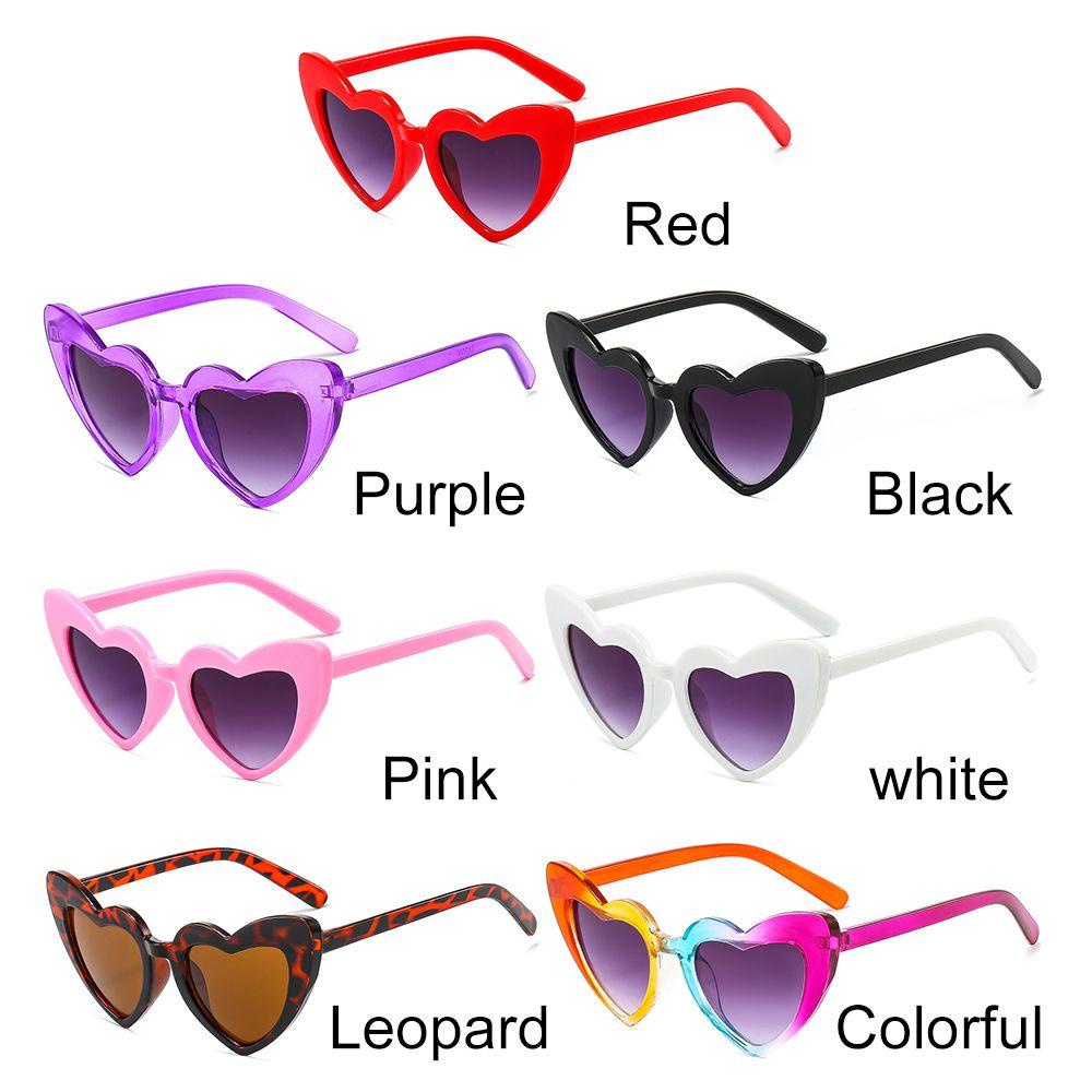 R-flower Kids Sunglasses Kacamata Balita Vintage Lucu Berbentuk Hati