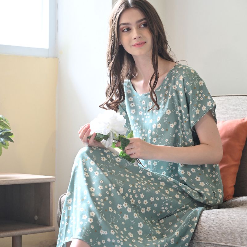 Daster Rayon HABEL NON BUSUI Panjang Semata Kaki-Habel 26