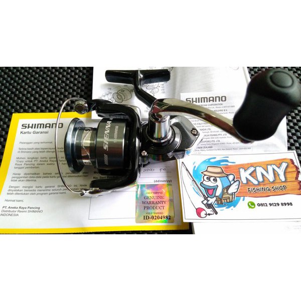 Reel Legendaris Shimano Sienna 2500 FE 2016 Original Bersertifikat