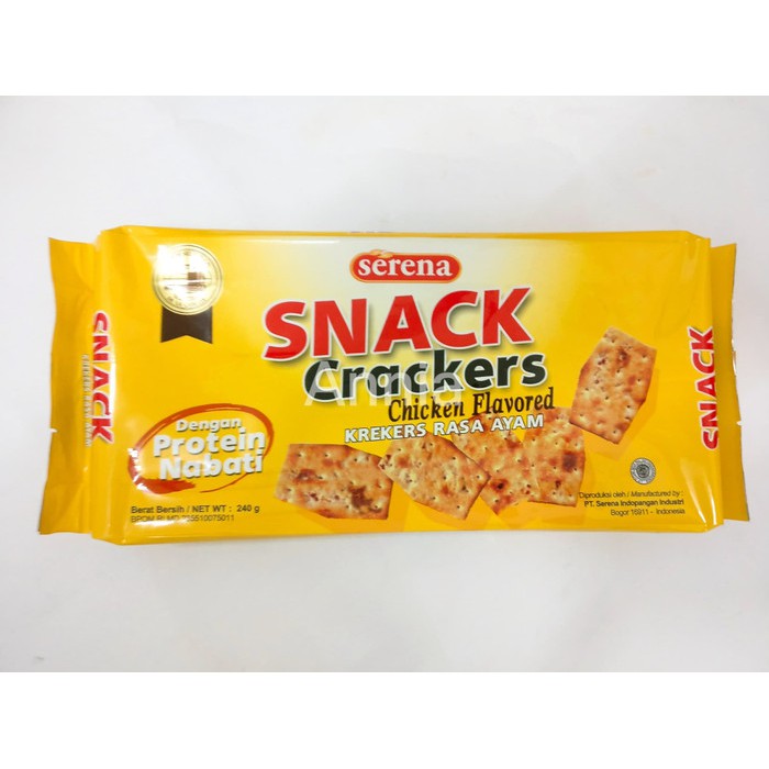 

SERENA SNACK CRACKERS CHICKEN FLAVORED