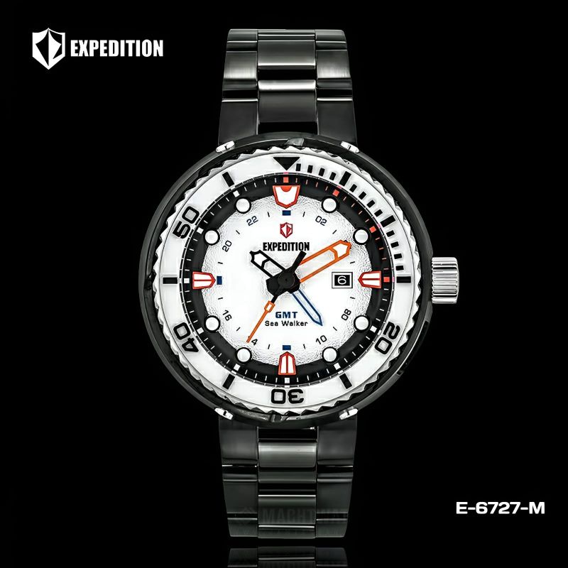 Jam Tangan Pria Merk Expedition E6727 Black Baterai