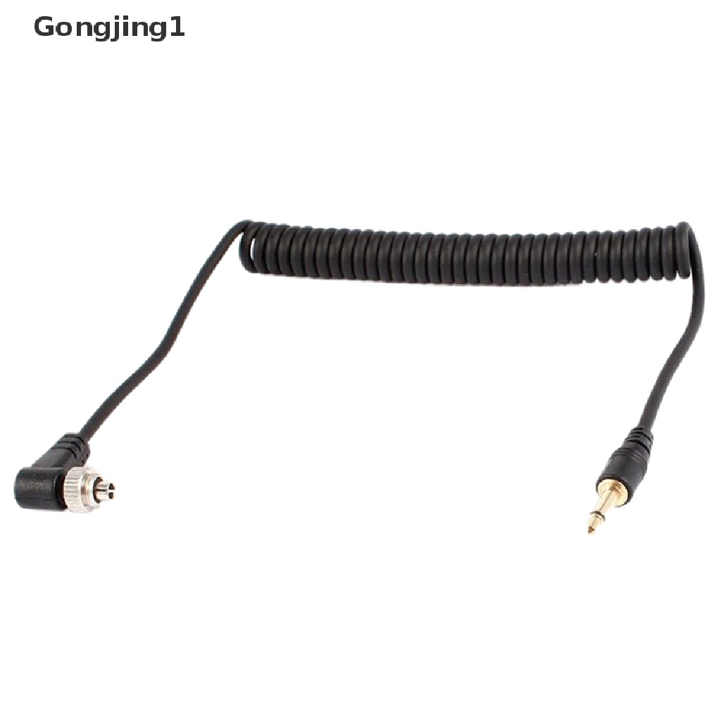 Gongjing Kabel Sinkronisasi Flash Pc Ke Male Ukuran 1.5 mm Untuk Studio Foto