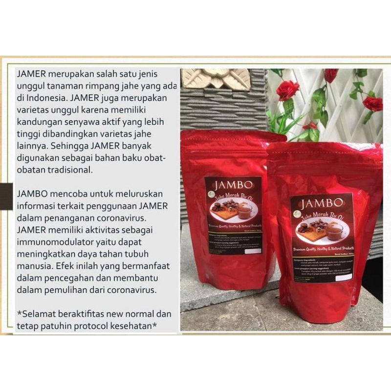 

Serbuk Jahe Merah ( home made )