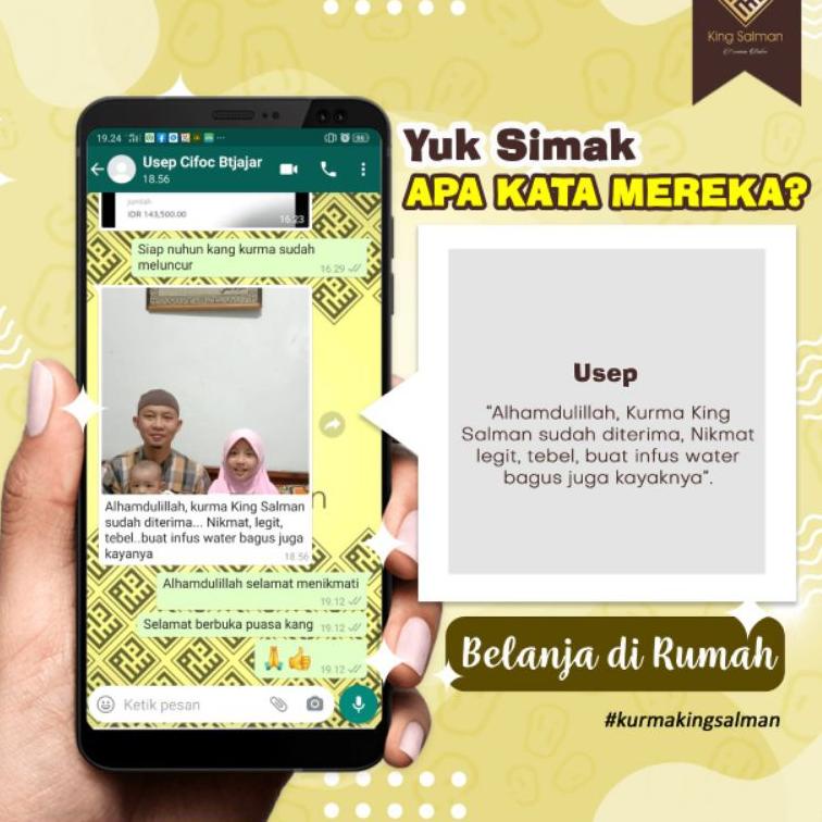 

[DISCOUNT YYT86] Kurma King Salman Premium Raja Sukari VIP Kurma Sukkari Basah Terlaris