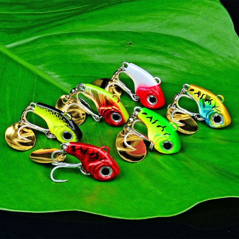 Umpan pancing fishing lure metal vib vibration dengan spinner 5 gram 10 gram