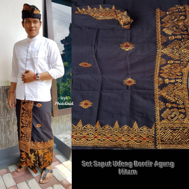 SET SAPUT+UDENG BORDIR PERMATA