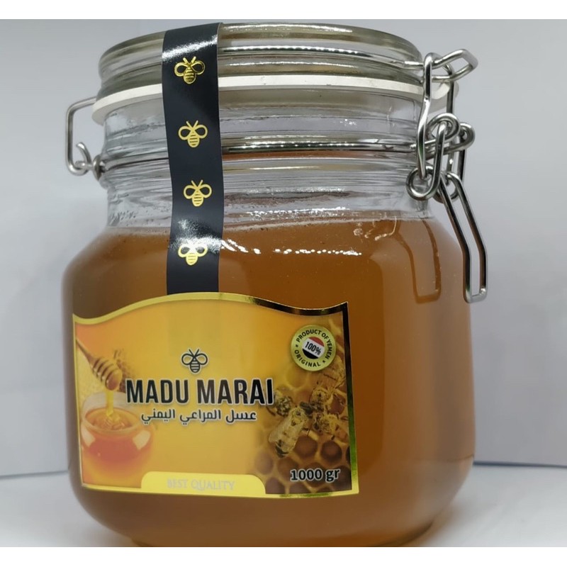 

Madu Marai Yaman Premium Madu Mara’i Yaman 1 kg Madu murni Madu alami Marai honey Pure honey asli