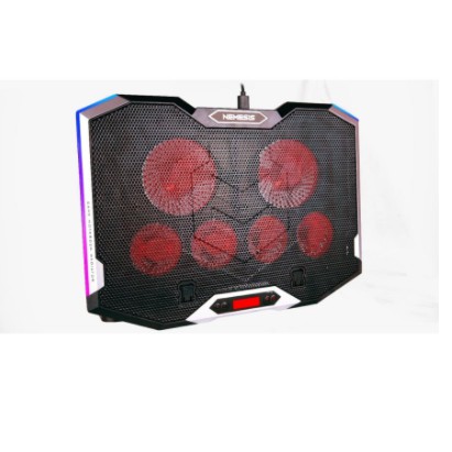 Cooling pad laptop gaming nyk 6 fan rgb adjustable with stand hp rgb kingfisher x5 - Coolingpad cooler pad x-5