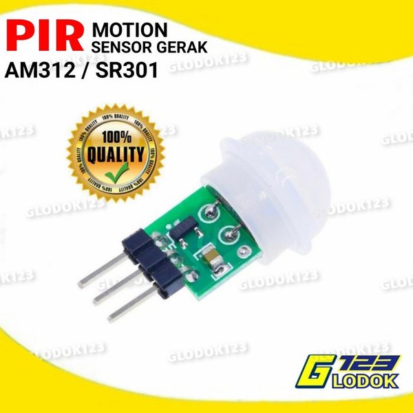 PIR Human Motion Detector Module Sensor Gerak Mini Body SR301 AM312