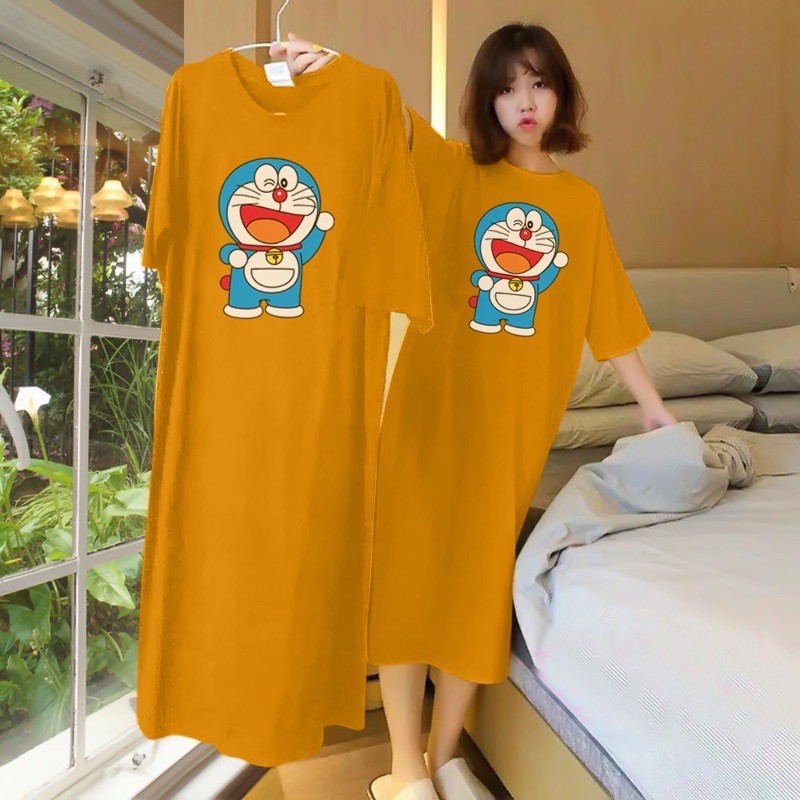 JUMBO DRESS DORAEMON | DRESS JUMBO DORAEMON | DRESS WANITA