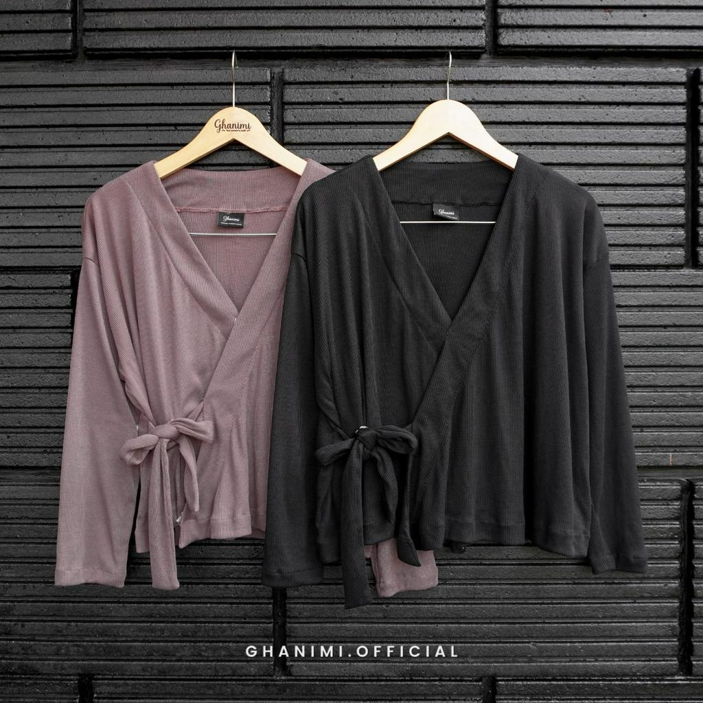 Ghanimi - Manda Outer / Luaran Knit Polos / Outer Polos / Outer Knit / Outer Waffle / Outer Rajut / Outer Kimono