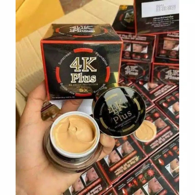 4k Plus BB cream Protection / Krim Siang 4k original Thailand / spf / cream siang