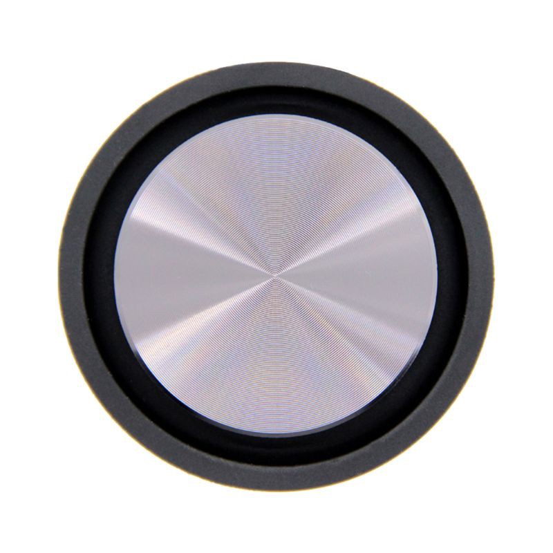 btsg 2PCS Rubber Metal Low Frequency Passive Bass Radiator Speaker Diaphragm Auxiliary Strengthen Woofer Vibration Membranes