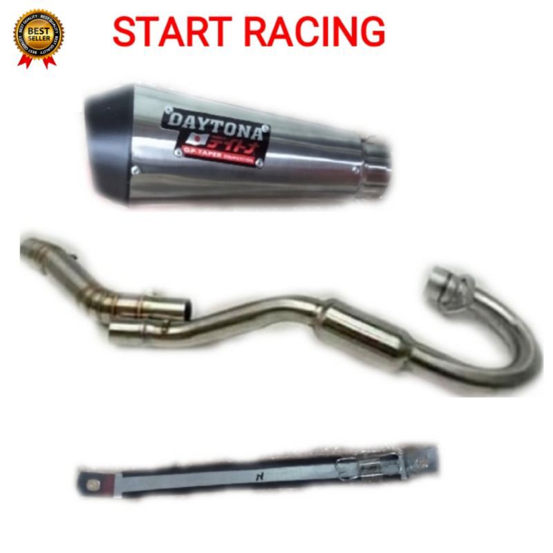 Knalpot Racing Daytona KLX CRF D'tracker WR 155 full system