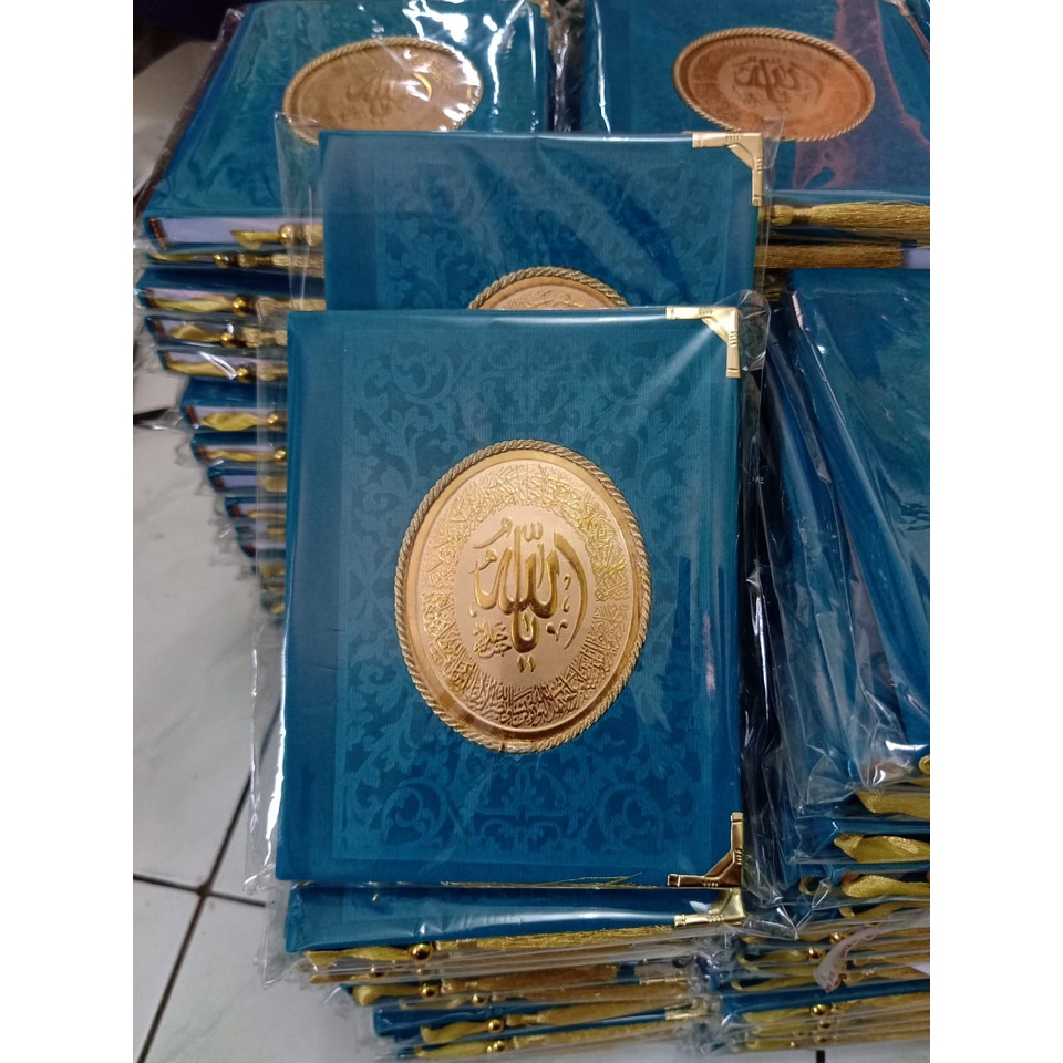 Cetak Buku Yasin Hardcover Beludru 160 Hal Free Tasbih + Siku