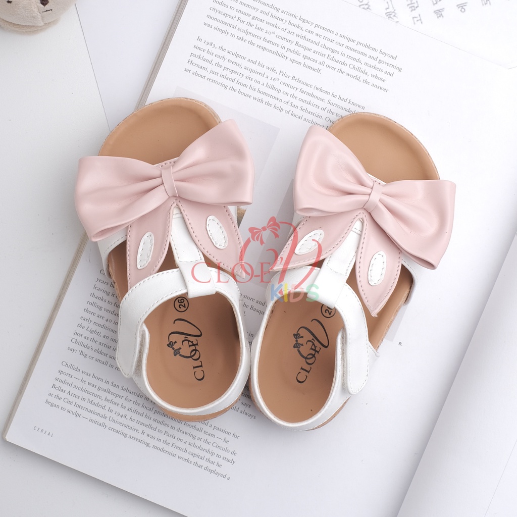 CLOEVKIDS - Bunny Size 22-35 Sandal Anak Perempuan Lucu Pastel