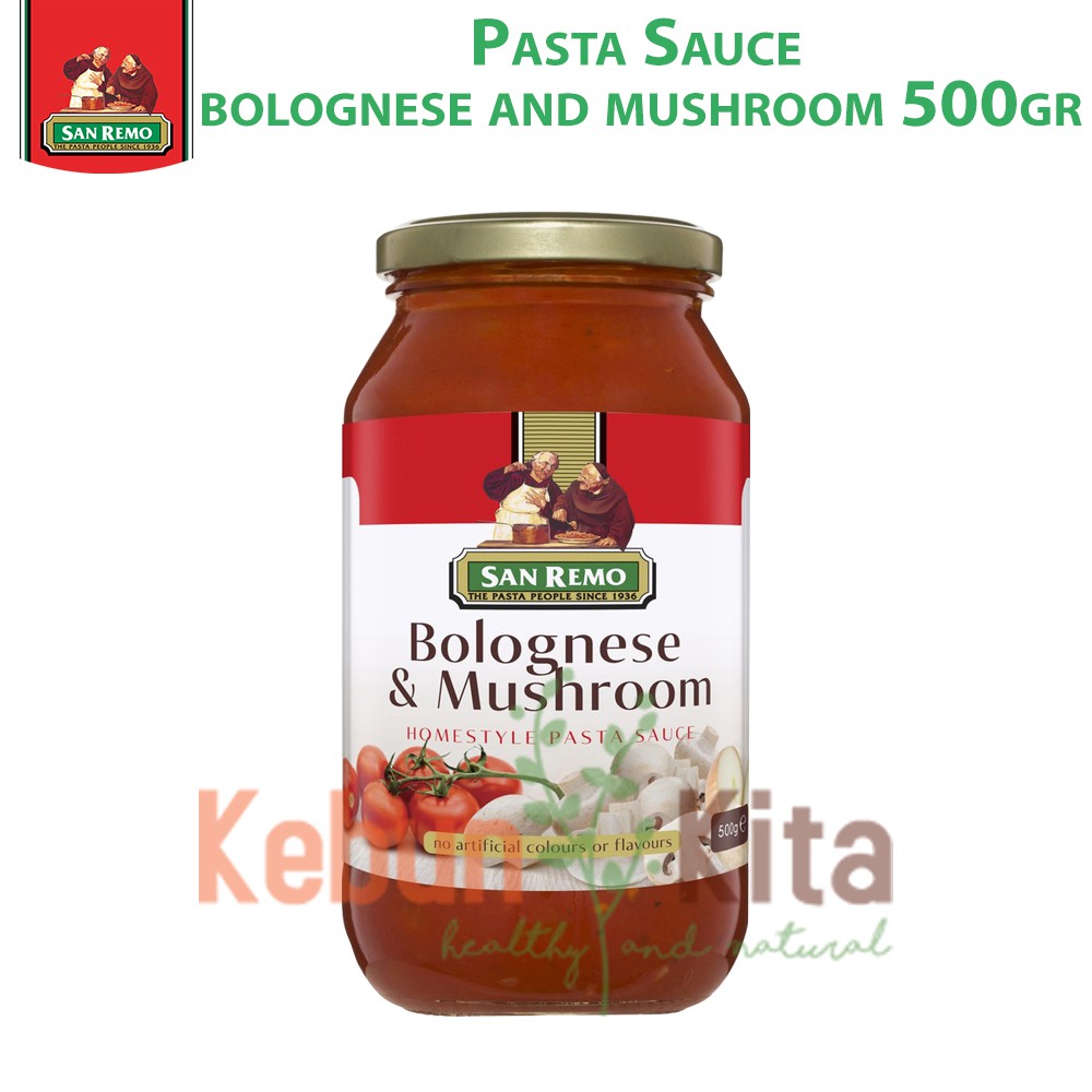 

San Remo Pasta Sauce Bolognese & Mushroom 500 Gr