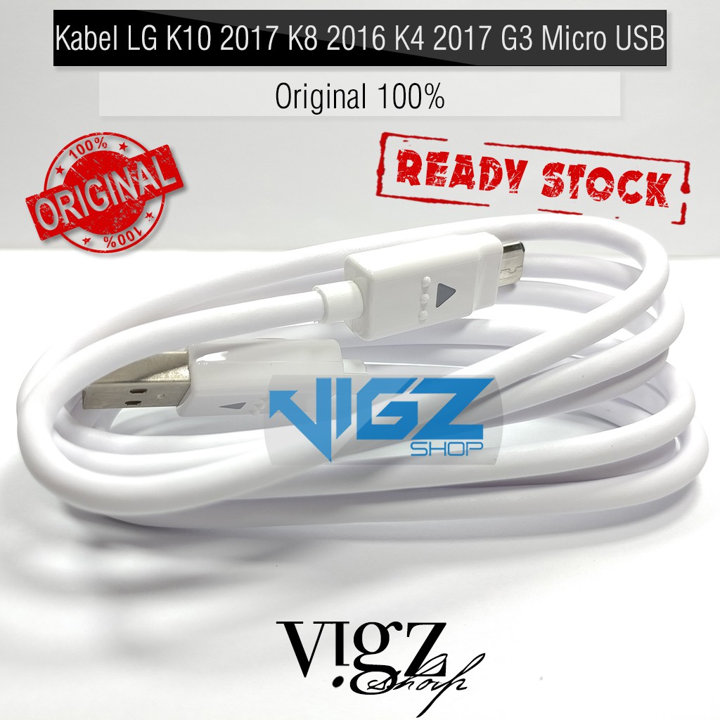 Kabel Data LG Micro USB LG K10 2017 K10 2016 G4 G3 K4 2017 2A Original 100%