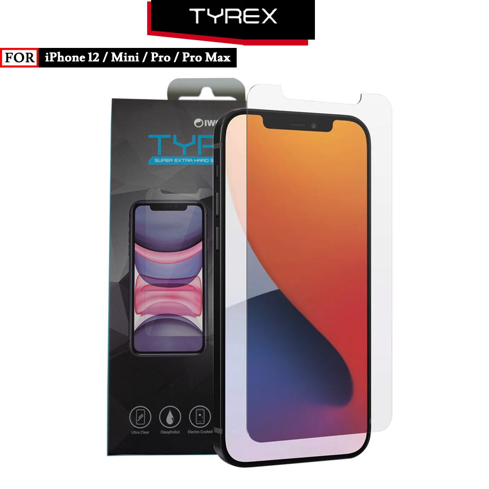 Tempered Glass Matt   e iPhone 12 Pro Max 12 Mini Tyrex Anti Glare Glass