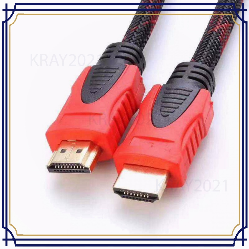 High Speed HDMI to HDMI Cable OD7.3mm Gold Plated 4K 10 Meter - HYX