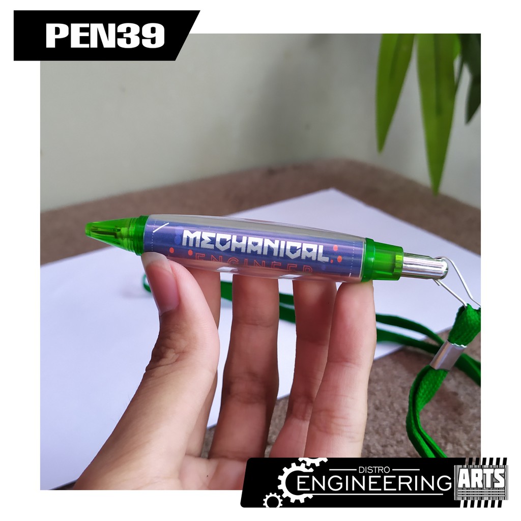 

Pulpen Kalung Hijau Sticker Motif MECHANICAL ENGINEER Souvernir PEN39