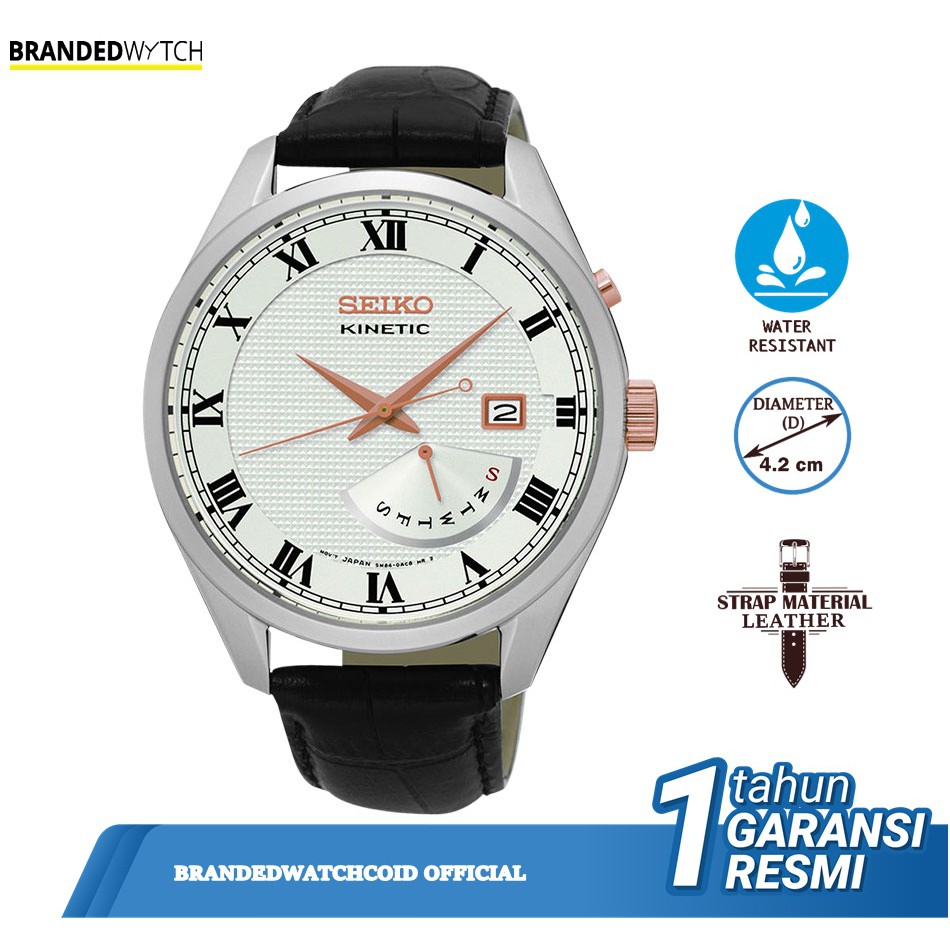 JAM TANGAN PRIA SEIKO SRN073P1 KINETIC / SEIKO KINETIC SRN073P1 / SEIKO KINETIC ORIGINAL / SEIKO ORI