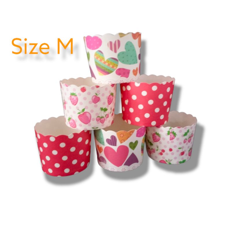 Jual Cup kertas Muffin size M Paper Cup cake case Kertas Alas kue bolu ...