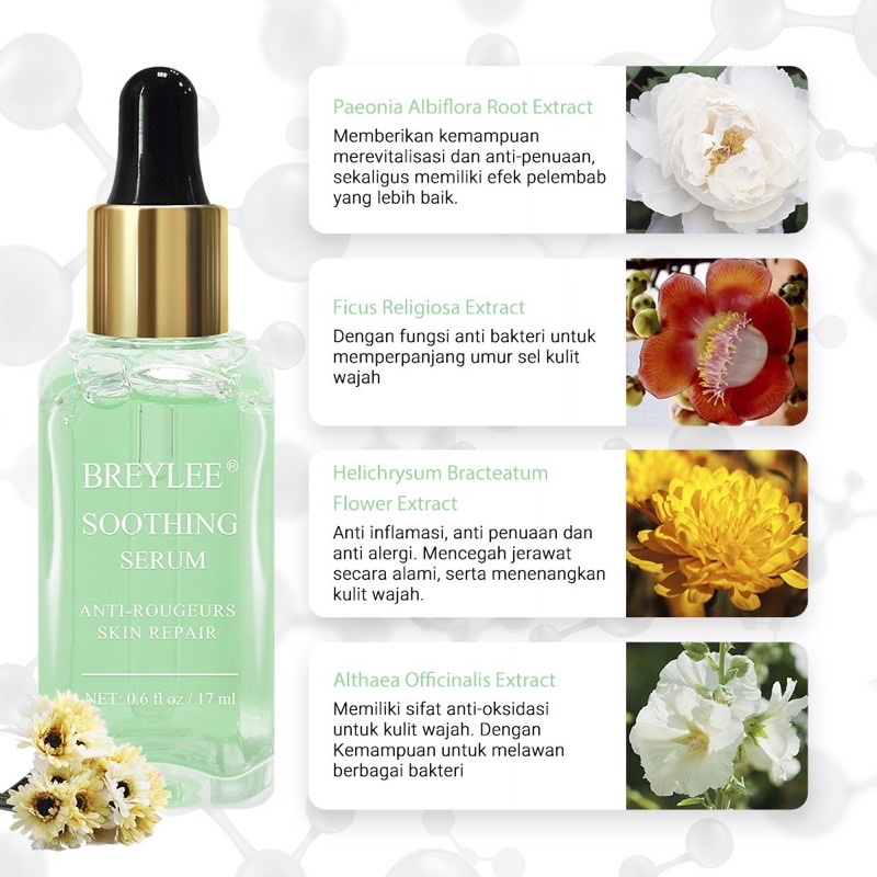 BREYLEE Serum Vitamin C | Rose | Soothing | Retinol | Hyaluronic Acid Serum Wajah