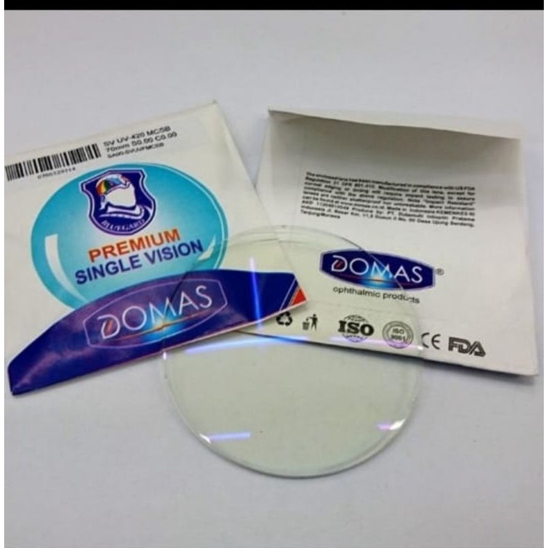 Lensa Bluecromic lensa kacamata selinder Domas ukuran sesuai request