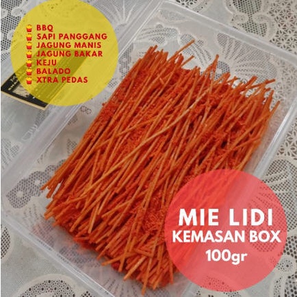 

MIE LIDI MIE BITING KEMASAN BOX 100GR