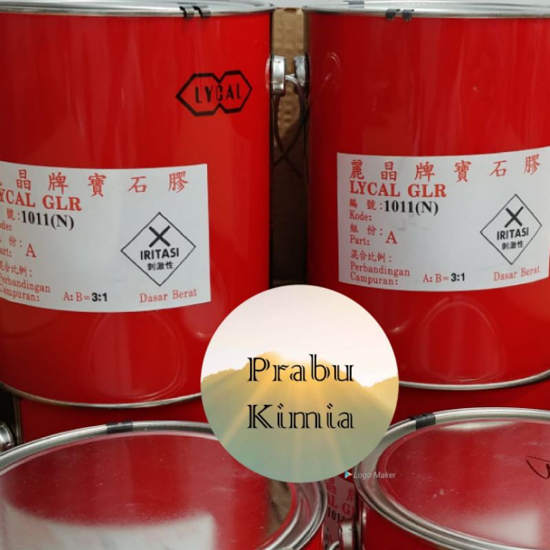 Resin Epoxy Lycal 1011 Bening 4kg
