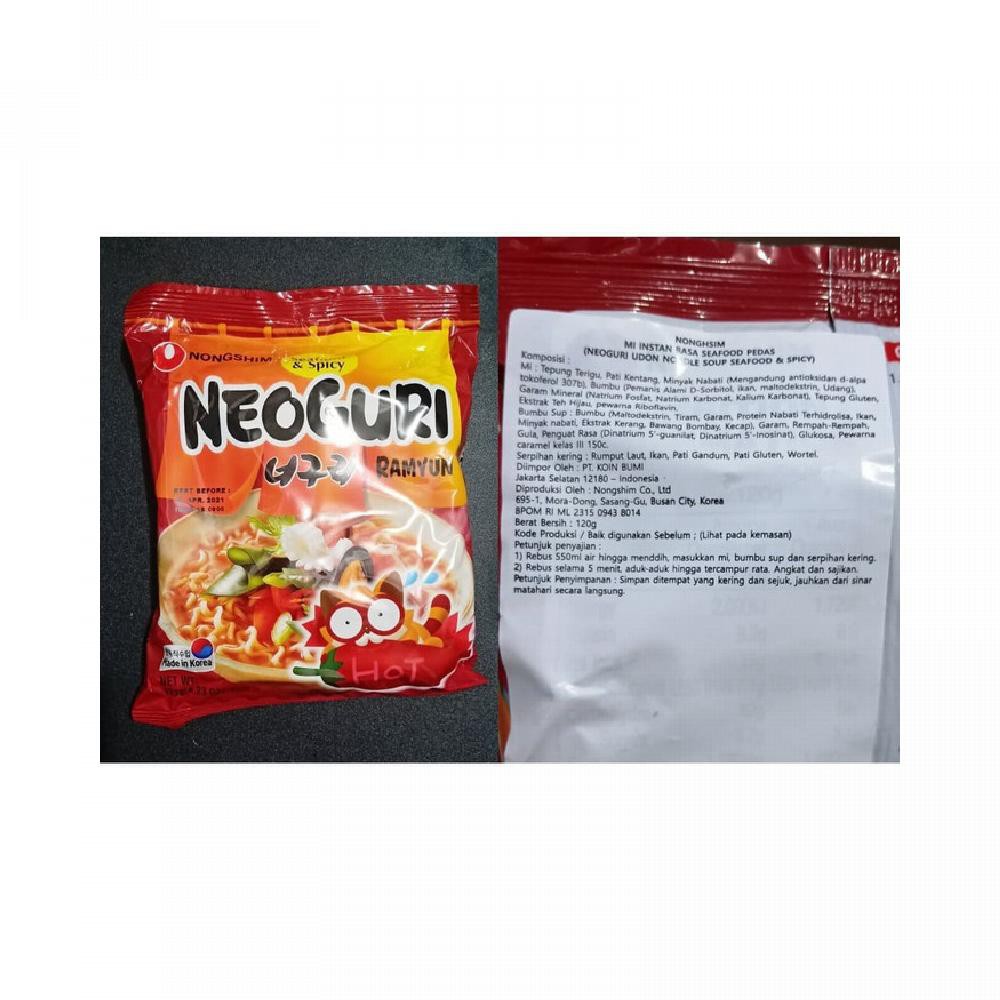 

NEOGURI SPICY - Mie Ramyun Seafood asli Korea