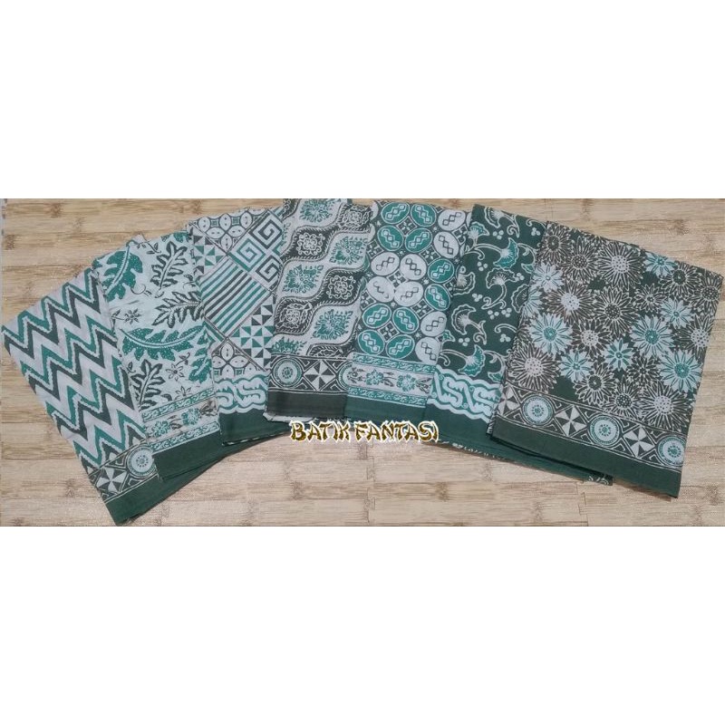 Kain Batik Solo Premium Hijau Pastel
