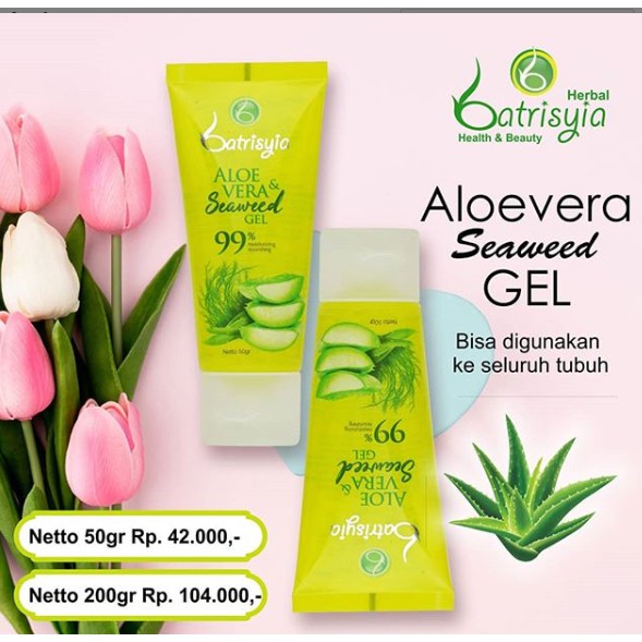 Batrisyia Seawed Aloevera Exclusive Gel 50 Gram