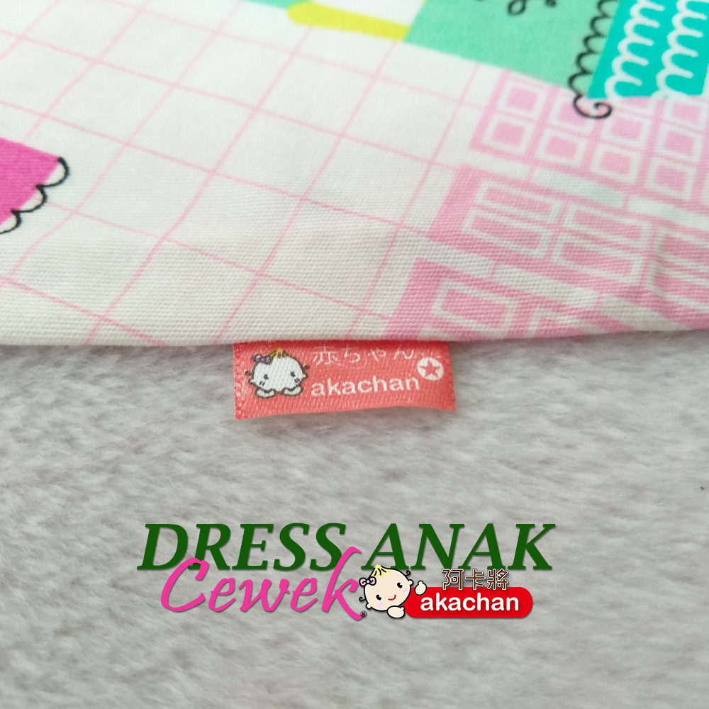 Size XS s/d L - CUTE DRESS KIDS - Dress Anak Cantik Lucu Katun Jepang - Japan Design Katjep