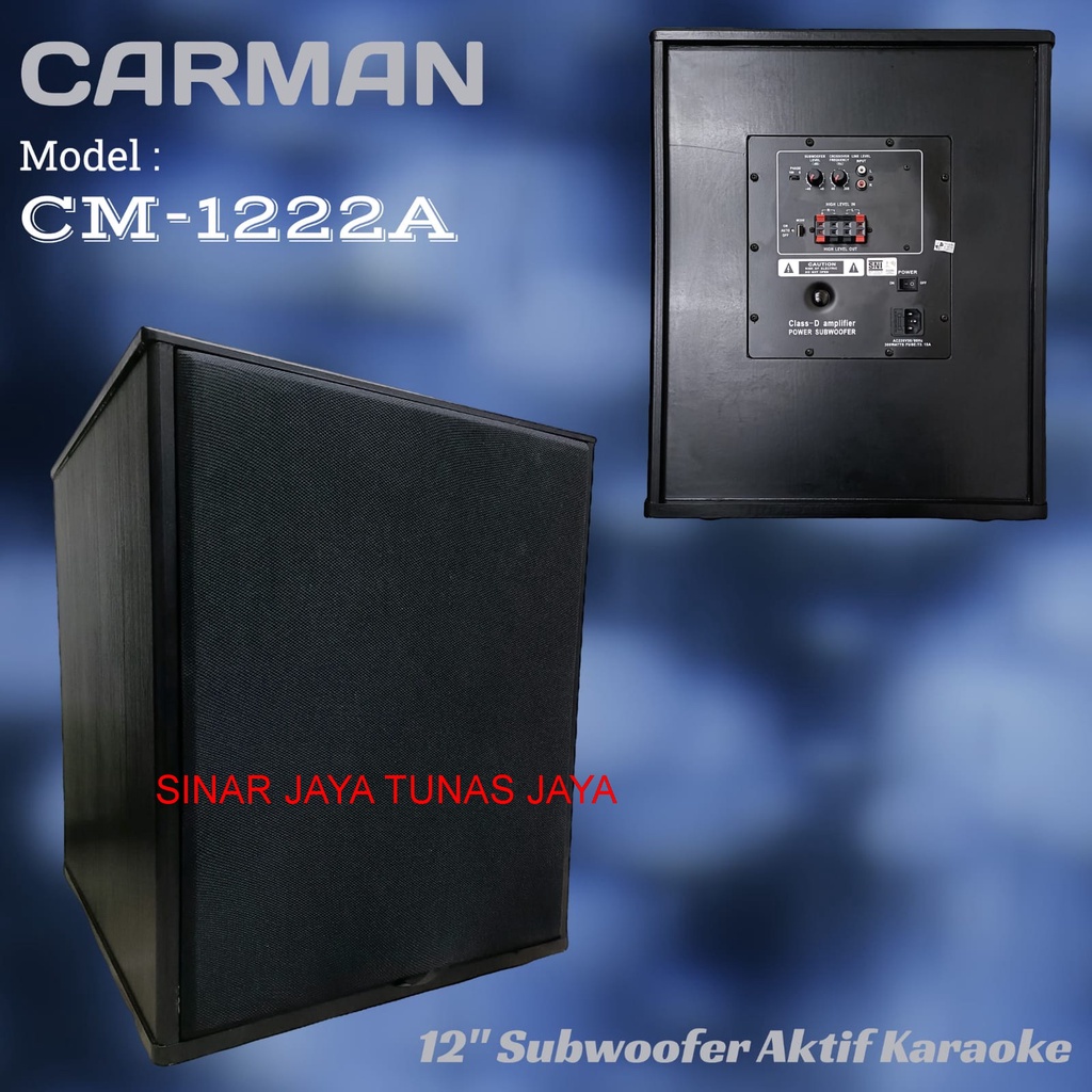 Subwoofer Carman Cm 1222A Carman 1222A Subwoofer Aktif Carman Cm1222A