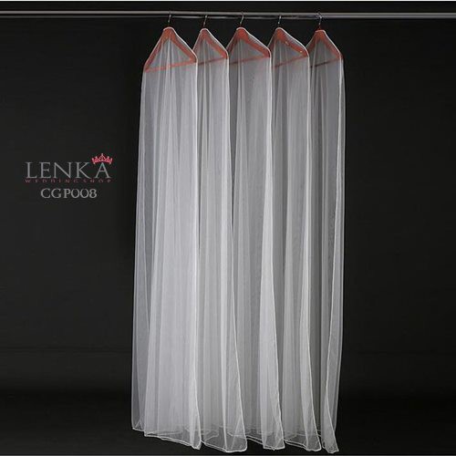 [READY STOCK] COVER GAUN PESTA PENGANTIN PERNIKAHAN PUTIH 160CM CGP008