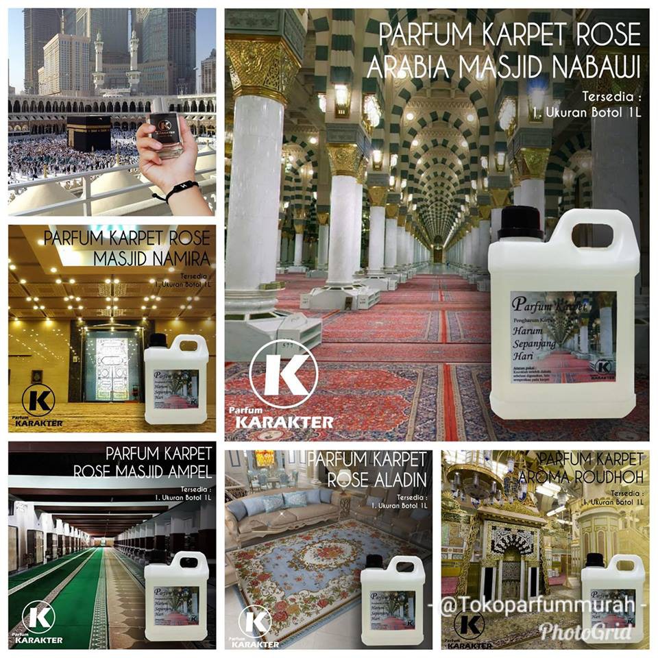 Parfum Karpet Masjid Aroma Roudhoh Wangi Tahan Lama | Kemasan 1 liter | Bisa Cod | Terlaris