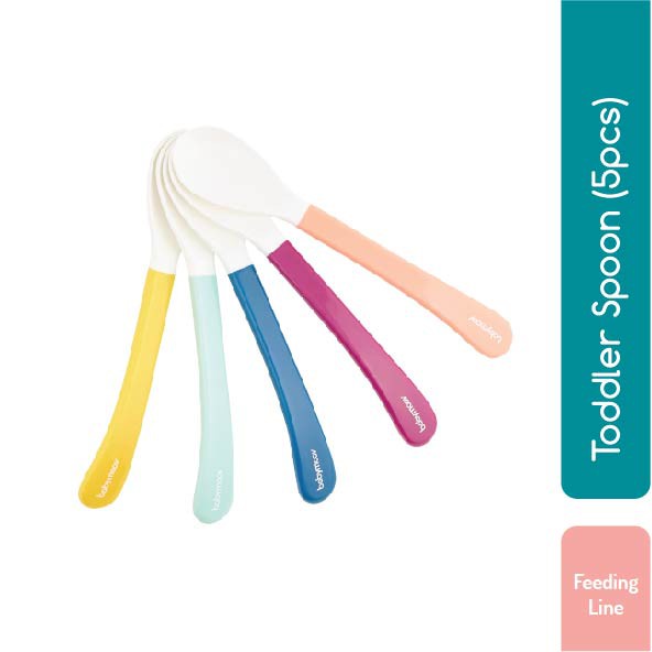 Babymoov Toddler Spoons isi 5pcs Mix Sendok Makan Bayi - A102408