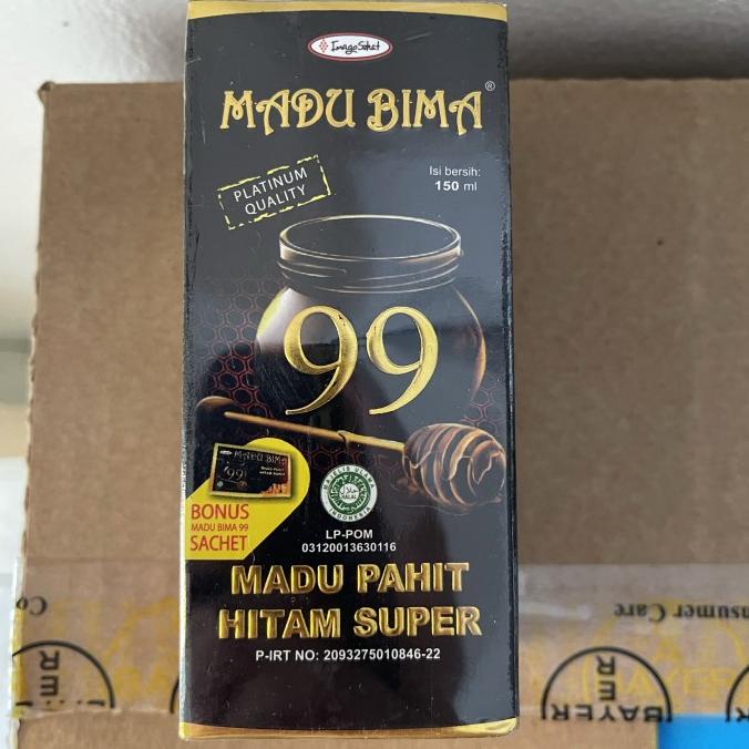 

Madu Bima 99 Pahit Hitam Super 150 ml